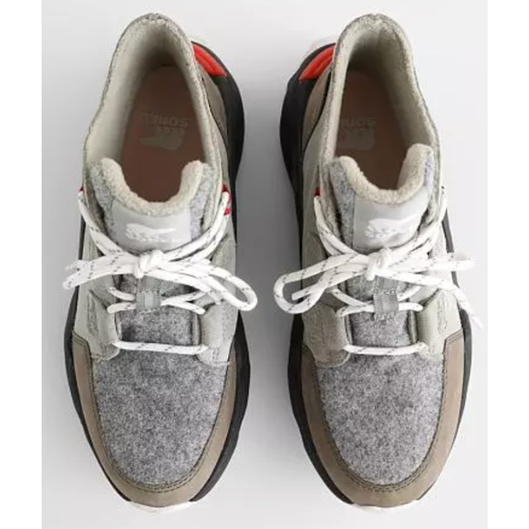 Sorel Kinetic Renegade Waterproof Boots 11 Alpine Gray Suede Ankle Booties - Picture 3 of 9